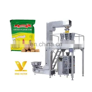 Hot Selling Automatic Weighing Chicken Bouillon Cube Vertical Packaging Machine thumbnail-1
