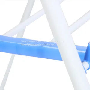 Installation-free Folding Butterfly-shaped Floor Drying Rack Room Built-in Shelf thumbnail-5