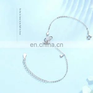 New Arrival Hot Sale Wholesale 925 Sterling Silver Custom Charm Bracelet Women thumbnail-4