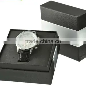 Elegant Look Custom Logo Printed Paper Watch Box thumbnail-1