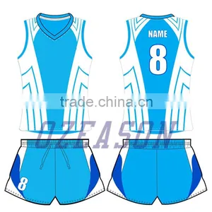 New Style Sublimation Brazil Volleyball Jersey Custom Volleyball Jersey Design thumbnail-6