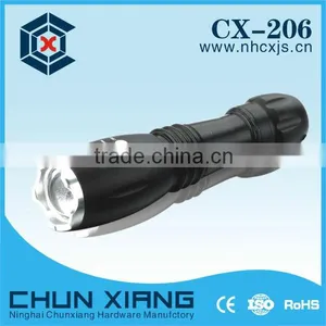 Power Light Mini Led Torch Adjustable Focus Led Flashlight thumbnail-1