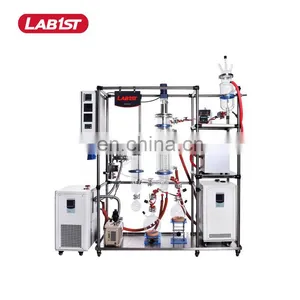 Turnkey Glass Short Path Wiped Film Evaporator Molecular Distillation Equipment thumbnail-1