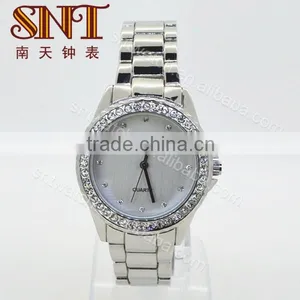 Fashionable Watch Decorated by Crystals With Quartz Movement on Sale thumbnail-3