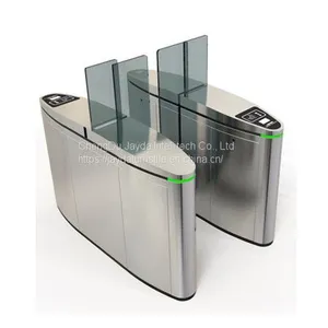 Pedestrian Sliding Turnstile Gate/ Sliding Turnstile Barrier Gate/ High Glass Sliding Turnstile thumbnail-1