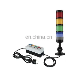 5 Colors Portable LED Signal Tower Light With Button and Plug LED Warning Light PNP/NPN thumbnail-3