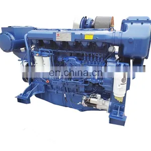 Hot Sell 6 Cylinders 4 Strokes Water Cooled Weichai 550hp Marine Engine WP12C550 thumbnail-1