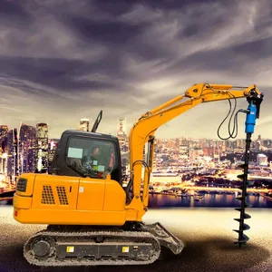 Excavator Spiral Drill Soil Drilling Machine Hydraulic Soil Drill Excavator Accessories Hydraulic Screw Pile thumbnail-4