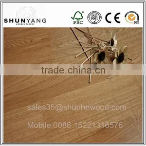 Glue Down&Nail Down/Flat Oak Parquet Engineered HardWood Flooring thumbnail-2