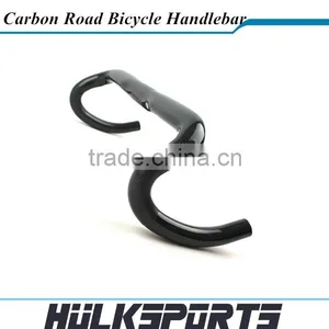 Road Bicycle Handlebar Carbon Handler Bar Carbon Fiber Bicycle Handlebar 3K/UD Carbon Road Bike Handlebar Carbon Cycling Bar thumbnail-1