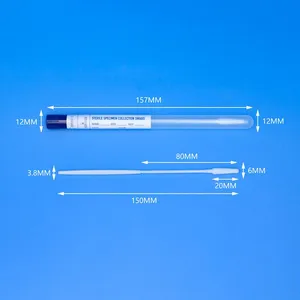 CE FDA Approved Nylon Flocked Cervical Swab With Tube thumbnail-4