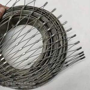 Stainless Steel Cable Mesh Soft Net for Fall Protection, Scaffolding & Safety Barrier thumbnail-1