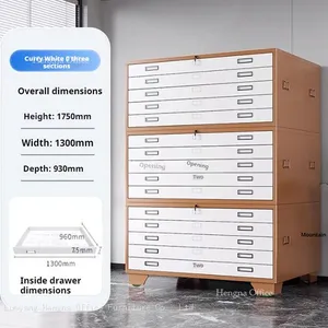 Heavy Duty Cold Rolled Steel Plan File Cabinet | With Label Inserts | for Archive Management thumbnail-3