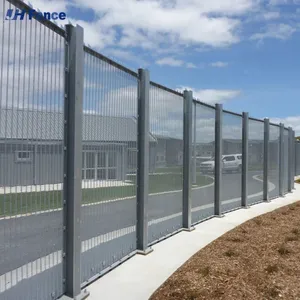 3D Curved Welded Wire Mesh Fence Panel - PVC Coated Hot Dipped Galvanized for Garden Security thumbnail-1