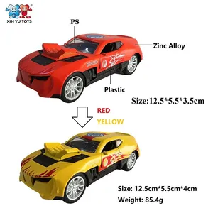 KIMSCARDI 1/32 Scale Color Change Diecast Cars Scale Model Pull Back 2 Openable Doors thumbnail-5
