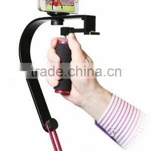Poplar Video Stabilizer for GoPros, Smartphones, Cameras & Camcorders With Smartphone Holder & GoPros Adapter,steadycam thumbnail-1