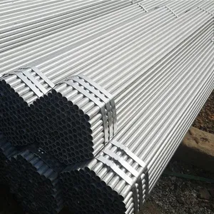 Galvanized Steel Round Tube Iron ERW Technique for Structure Pipe Bending & Welding Services Competitive Price thumbnail-3