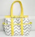 New Designer Bag Chevron Canvas 12oz thumbnail-1
