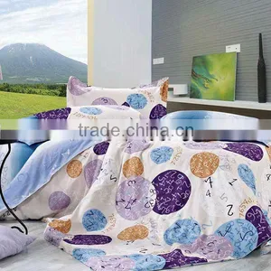 Pigment Print Geometry Letters Bedding Cotton Duvet Cover Bed Set thumbnail-1