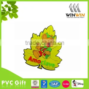 Leaf Shaped PVC Fridge Magnet thumbnail-1
