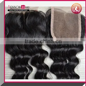 Cheap Wholesale Deep Wave Virgin Brazilian Hair Lace Closure thumbnail-1