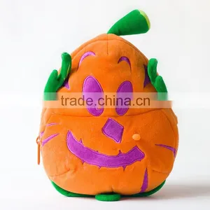 Plush Pumpkin Shape Coin Purse/Plush Toy Pumpkin Purse With 21cm High/Plush Promotional Coin Purse thumbnail-1