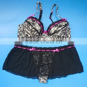 Fashion Plus Size Bra Set thumbnail-1