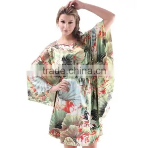 Large Size Women's Sleepwear Round Collar Loose Nightgown thumbnail-1
