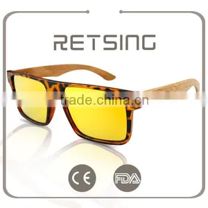 2015 OEM Bamboo Wooden Polarized Sunglasses Cheap Wholesale Sunglasses China Custom Logo Promotional Sunglasses Factory thumbnail-4