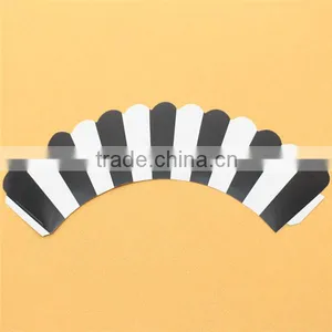 Colorful Red Striped Cupcake Wrappers Wedding Supplies Cake Decoration thumbnail-3