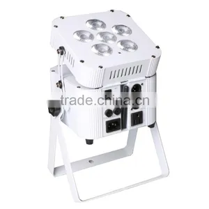 LED 6pcs 4in1 RGBW LED Outdoor &Indoor RGBW Wireless Dmx Disco Light LED Par Light for Nightclub LED Par Can Light thumbnail-4