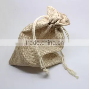 BP0703 Fashion Jewelry Linen Jute Burlap Pouch Bags,gife Bags for Bracelets thumbnail-1