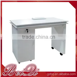 Wood Nail Table for Nail Salon Furniture Table,Double Extended Manicure Table thumbnail-3