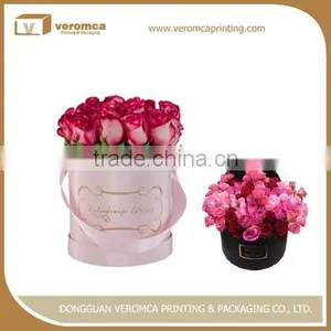 Hot Selling Printed Round Flower Box Flower Bouquet Holder thumbnail-1