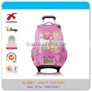 Cute HelloKitty Trolley Backpack School Trolley Bag on Sale thumbnail-1
