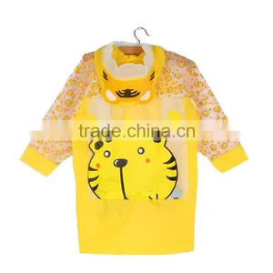 Manufacturers Selling Cartoon Children Raincoat With a Thick Poncho Bag thumbnail-2