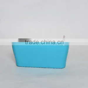 Flower Pot Painting Designs , Trough Shape Painting Flowerpot With Water Level Indicator thumbnail-1
