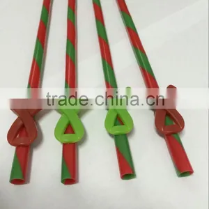 Hard Plastic pp Drinking Straw for Christmas thumbnail-2