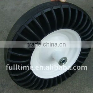 High Quality Manufacturer Wheelbarrow Solid Rubber Tyre 350-4 400-8-8 3.50-6 3.50-8 thumbnail-1