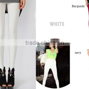 Fashion Female Pencil Trousers Candy Colored Stretch Leggings Pants Elastic Cotton Skinny Jeans Pant thumbnail-1