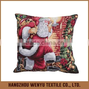 PLUS 2015 Factory Supplies Jacquard Fashion Christmas Home Decorative Cushion Cover thumbnail-1