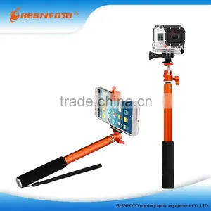 High-end Extendable Aluminum Handheld Monopod Selfie Stick For Smartphone thumbnail-1
