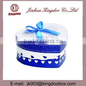Jinhua Supplier Handmade Small Heart Shape Paper Gift Box With Ribbon thumbnail-1
