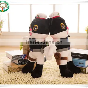 Black Cat Plush Toy Doll Cartoon Doll Children New Year Gift Birthday Gift thumbnail-4