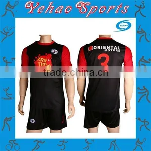 Customized Any Logo Name Numbers Breathable Sublimation Soccer Uniform thumbnail-4
