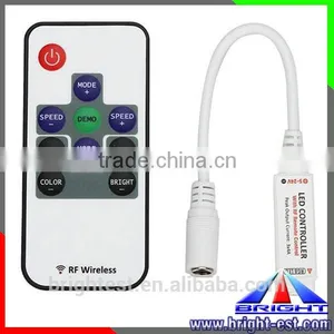 3keys LED RGB Amplifier 3 * 4A for Led Strip Lightixels, DC5v-24V Input,DC12V 144W MiNi RGB LED Controller thumbnail-5