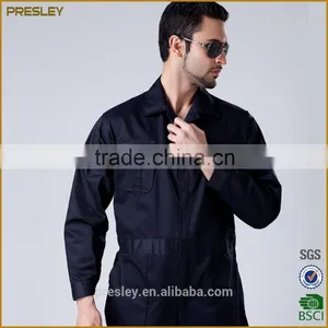 High Quality Black Safety Uniform Workwear Coverall thumbnail-1