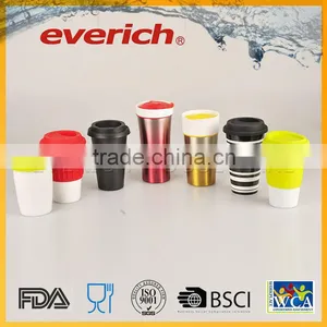 2016 Eco-friendly Custom Ceramic Interior Travel Mug thumbnail-6