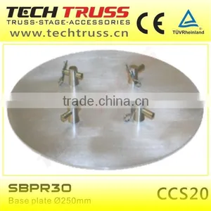 Steel Base Plate-moving Light Truss, Base Plate, Easy to Assemble! thumbnail-1