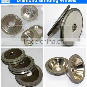 Electroplated Diamond Wheel for Sharpening Carbide Tools Electroplated Diamond Grinding Wheel for Sharpening Carbide Tools thumbnail-1